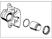 OEM 1984 BMW 318i Disc Brake Caliper - 34-11-1-154-377