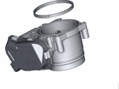 OEM 2015 BMW 640i Throttle Body - 13-54-7-597-871