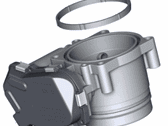 OEM 2012 BMW 740i Throttle Body - 13-54-7-556-119