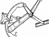 OEM BMW 325iX Front Right Window Regulator - 51-32-1-932-394