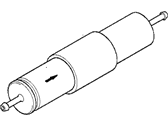 OEM 2005 BMW 325xi Fuel Filter With Pressue Regulator - 13-32-7-512-019