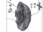 OEM 2017 BMW M760i xDrive Brake Caliper Repair Kit - 34106883407