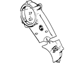 OEM BMW 633CSi Covering Upper - 11-14-1-272-909