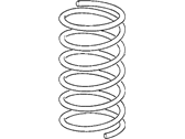 OEM 1986 BMW 528e Coil Spring - 31-33-1-125-726