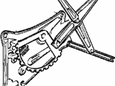 OEM 1994 BMW 740i Front Right Door Window Regulator - 51-32-1-938-368