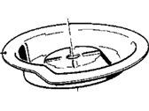 OEM 1991 BMW 325i Spring Pocket - 31-33-1-701-051