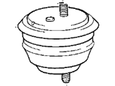 OEM BMW 850CSi Rubber Mounting - 23-70-1-137-870