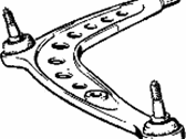 OEM 1989 BMW 325i Wishbone, Right, Steel - 31-12-1-127-726