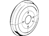 OEM 1985 BMW 325e Brake Drum - 34-21-1-158-556