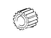 OEM BMW 528e Crankshaft Timing Belt Gear - 11-21-1-284-940