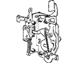 OEM 1986 BMW 524td Front Left Door Lock - 51-21-1-959-037