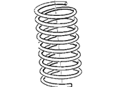 OEM 1989 BMW 535i Coil Spring - 33-53-1-133-340