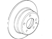 OEM 1989 BMW M3 Brake Disc - 34-21-2-225-507