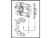 OEM BMW 750iL Brake Caliper Repair Kit - 34211156204