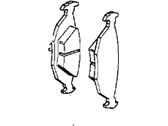 OEM BMW 750iL Rear Disc Brake Pad Repair Kit - 34-21-1-160-198