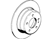 OEM 1990 BMW 735i Brake Disc - 34-21-1-165-257