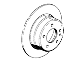 OEM 1989 BMW 325i Brake Disc - 34-21-6-755-408