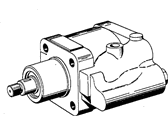 OEM BMW 633CSi Exchange-Vane Pump - 32-41-1-127-636