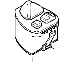 OEM 2003 BMW 325xi Switch For Mirror Adjust./Fldng Bck Funct. - 61-31-6-901-383