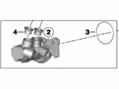 OEM 2013 BMW 320i xDrive Brake Master Cylinder - 34-33-6-851-093