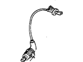 OEM 1989 BMW 750iL Front Abs Sensor - 34-52-1-181-491