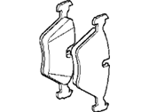 OEM 1995 BMW 740i Disc Brake Pad Repair Kit - 34-21-6-761-250