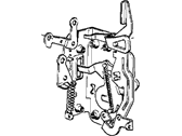 OEM 1986 BMW 524td Rear Left Door Lock - 51-22-1-959-607