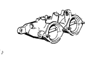 OEM 1988 BMW M5 Throttle Body - 13-54-1-310-803
