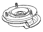 OEM 1986 BMW 524td Guide Support - 31-33-1-129-497