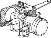 OEM 1987 BMW 325e Throttle Body - 13-54-1-285-467