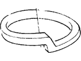 OEM 1992 BMW 325i Upper Spring Pad - 31-33-1-134-036