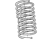 OEM 1989 BMW 535i Coil Spring - 33-53-1-134-648