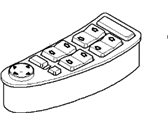 OEM 1995 BMW 750iL Window Switch - 61-31-8-352-185