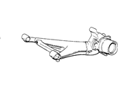 OEM 1991 BMW 735iL Trailing Arm, Left - 33-32-1-133-393