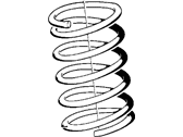 OEM BMW 635CSi Coil Spring - 31-33-1-127-662