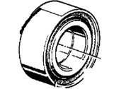 OEM 1993 BMW 525iT Angular Contact Ball Bearing, Radial - 33-41-1-123-415