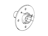 OEM 1988 BMW 325iX Wheel Hub - 31-21-1-130-549