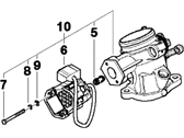 OEM 2009 BMW M6 Throttle Body - 13-54-7-841-815