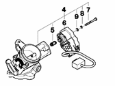 OEM 2009 BMW M6 Throttle Body - 13-54-7-841-814