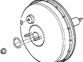 OEM BMW 735iL Power Brake Booster - 34-33-1-160-625