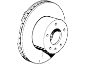 OEM 1989 BMW 635CSi Brake Disc, Ventilated - 34-11-1-163-147