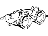 OEM 1989 BMW M3 Throttle Body - 13-54-1-308-014