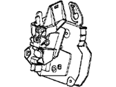 OEM 1993 BMW 525iT Front Left Door Lock - 51-21-8-138-923