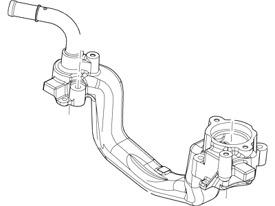 Ford 3L3Z-8C368-A Pipe - Water By-Pass