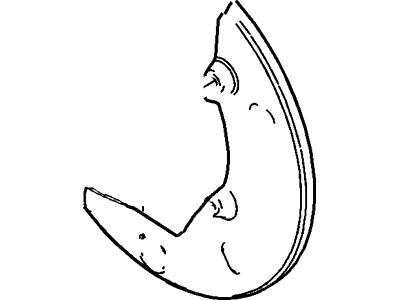 Ford AG1Z-2K004-A Splash Shield