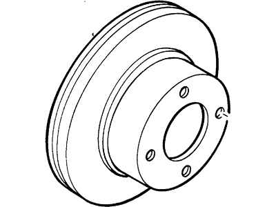 Ford YS2Z-1V125-B Rotor