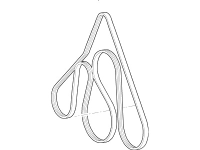 Ford F7TZ-8620-AA Serpentine Belt