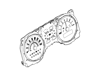 Ford CR3Z-10849-EB Instrument Cluster