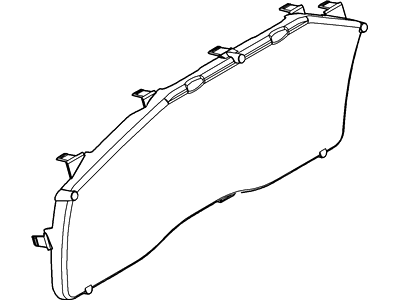 Ford BC3Z-10887-A Cluster Lens