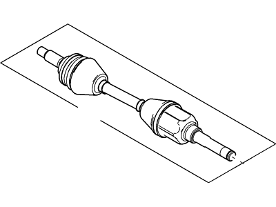 Ford 6L8Z-3A428-A Front Axle Shaft